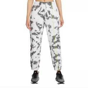 Two pairs Nike tie dye sweatpants